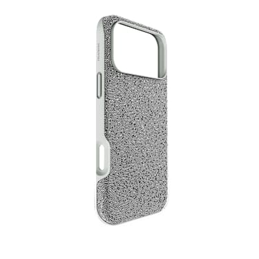 Étui pour smartphone High, iPhone® 17 Pro Max, Ton argenté - Swarovski, 5731158