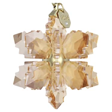 Annual Edition Festive 3D Ornament 2026, Gold tone - Swarovski, 5731942