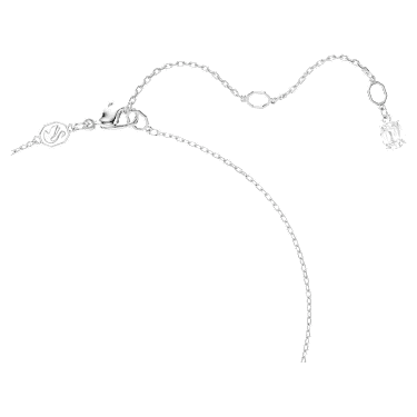 Matrix ペンダント, ミックスカット, ブルー, ロジウム・プレー