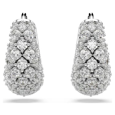 Sublima ต่างหู, ขาว, เคลือบโรเดียม - Swarovski, 5732282