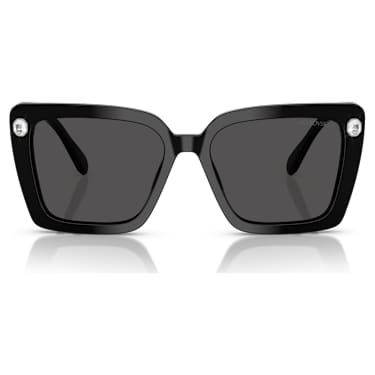 Sonnenbrille, Quadratische Form, SK6032, Schwarz - Swarovski, 5732335