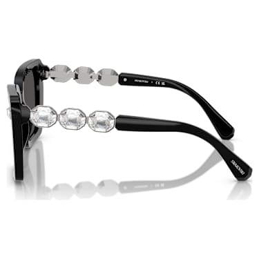 Sonnenbrille, Quadratische Form, SK6032, Schwarz - Swarovski, 5732335