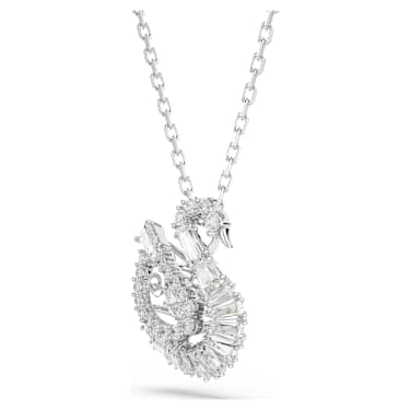 Swan 鏈墜, 混合式切割, 天鵝, 白色 - Swarovski, 5732412
