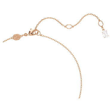 Swan Hänge, Blandade slipningar, Svan, Rosa, 18K roséguldsfinish - Swarovski, 5732414