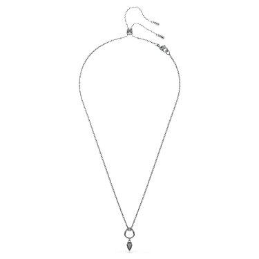 Mesmera 链坠, 混合切割, 灰色, 镀钌 - Swarovski, 5732491