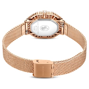 Reloj Matrix Octagon, Brazalete de metal, Tono oro rosa, Acabado tono oro rosa - Swarovski, 5732497