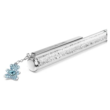 Crystalline 볼포인트 펜, 테디, 블루, 블루 래커 처리, 크롬 플래팅 - Swarovski, 5732980