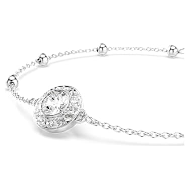Bracelet Una Angelic, Taille ronde, Blanc, Métal rhodié - Swarovski, 5733196