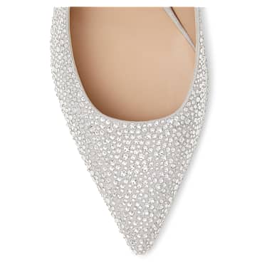STUART WEITZMAN Stuart Power Shine Pumps, Weiß - Swarovski, 5733406