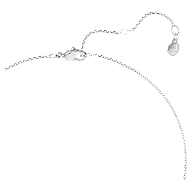 Eternity pendant, Lab-grown diamonds 0.5 ct tw, Round shape, Sterling silver - Swarovski, 5733731