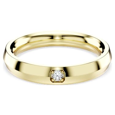 Eternity band ring, Lab-grown diamonds 0.05 ct tw, Round shape, 14K yellow gold - Swarovski, 5733866