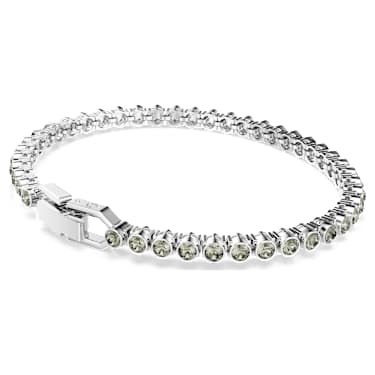 VIP価格【SWAROVSKI】スワロフスキー Imber Tennis ブレスレット Imber Tennis bracelet, Round cut, White, Rhodium plated
