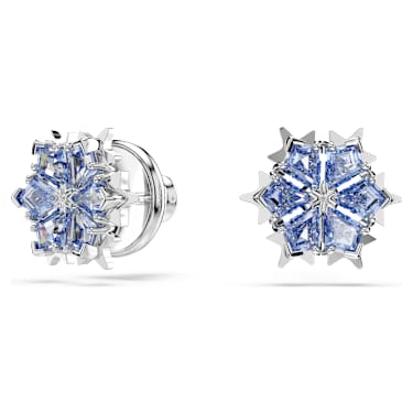 Magic 套裝, 雪花, 藍色, 鍍白金色 - Swarovski, 5734243