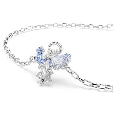 Magic 手鏈, 天使, 藍色, 鍍白金色 - Swarovski, 5734263