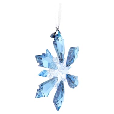 24 Toppers Pour Cupcakes Flocons De Neige Scintillants - Décoration Gâteau Reine Des Neiges, Noël, Hiver, Mariage (Mix Bleu)