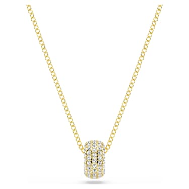 Dextera pendant, White, Gold-tone plated - Swarovski, 5734273