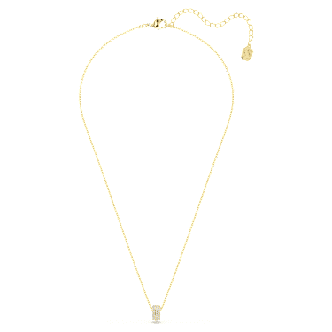 Dextera ペンダント, ホワイト, 18Kゴールドコーティング - Swarovski, 5734273