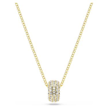 Dextera pendant, White, Gold-tone plated - Swarovski, 5734273