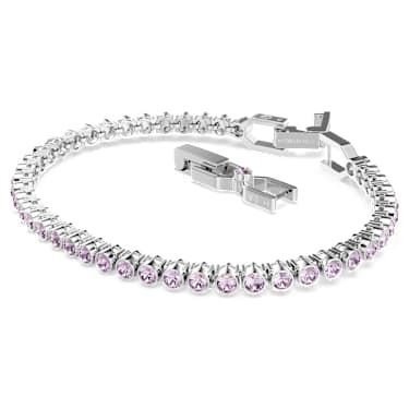 ◆SWAROVSKI◆ Imber テニス ブレスレット ロジウムカラー Imber Tennisブレスレット, ミックス・ラウンド・カット