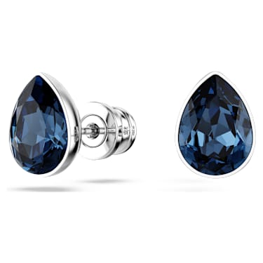 Symbolica set, Clover, Blue, Rhodium plated - Swarovski, 5734546