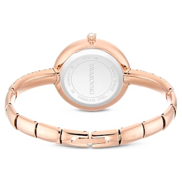 Sublima bangle horloge, Swiss Made, Metalen armband, Roségoudkleurig, Roségoudkleurige afwerking - Swarovski, 5734633
