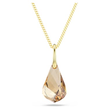Energic 펜던트, 브라운, 골드 톤 플래팅 - Swarovski, 5734675