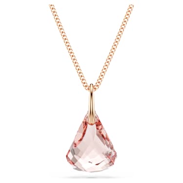 Lunar ドロップペンダント, 18Kローズゴールドコーティング | Swarovski