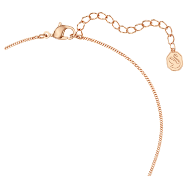 Lunar drop pendant, Rose gold-tone plated - Swarovski, 5734676