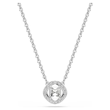 Una Angelic Set, Rundschliff, Weiß, Rhodiniert - Swarovski, 5734678
