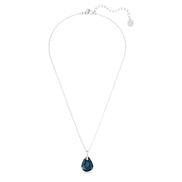 Galet Hänge, Blå, Rodiumpläterad - Swarovski, 5735418