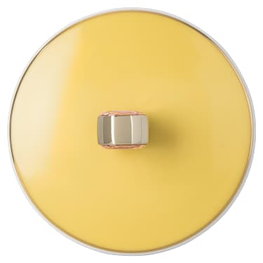 Idyllia bögre, Porcelán, Nyomtatott kristálymotívum, pinty, Sárga - Swarovski, 5735533