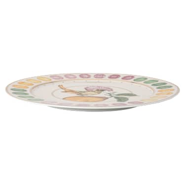 Plato ovalado Idyllia, Porcelana, Motivo de impresión de cristal, mosquero, Multicolor - Swarovski, 5735536