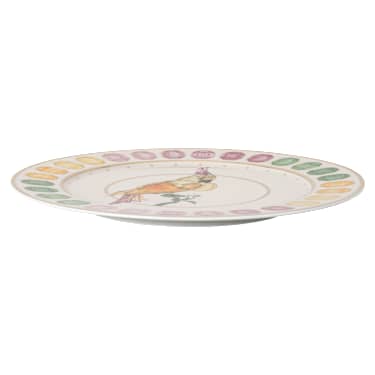 Talerz do serwowania Idyllia, Porcelana, Nadrukowany motyw kryształu, kakadu, Różnokolorowy - Swarovski, 5735537