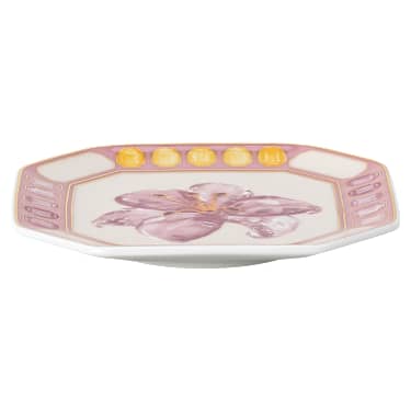 Svuotatasche Idyllia, Porcellana, Motivo con stampa in cristallo, giglio, Multicolore - Swarovski, 5735566