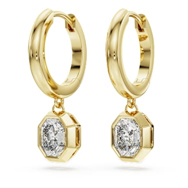Orecchini pendenti Eternity, Diamanti creati in laboratorio 1,0 ct tw, Forma ottagonale, Oro giallo 18 K - Swarovski, 5735726