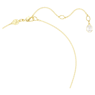 Idyllia Lilia 項鏈, 蝴蝶, 白色, 鍍金色色調 - Swarovski, 5736068