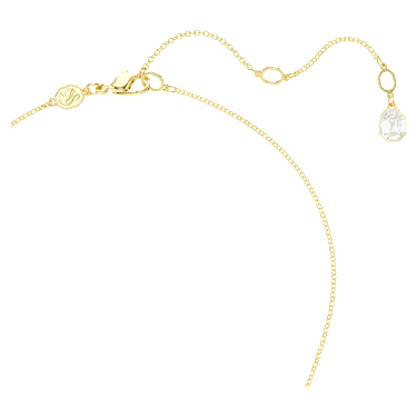 Idyllia Lilia ketting, Vlinder, Wit, ‎18k gouden afwerking - Swarovski, 5736068