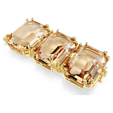 Millenia hosszabbító, Nyolcszög metszés, Karamellbarna, 18 kt-os aranybevonat - Swarovski, 5737004