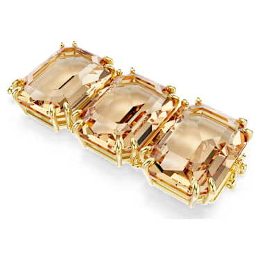 Extensor Millenia, Lapidação octogonal, Caramelo, Acabamento em ouro de 18 quilates - Swarovski, 5737004
