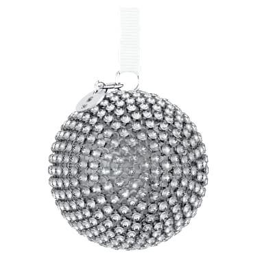Holiday Magic Classics Crystal Mesh Ball Ornament, Silver tone - Swarovski, 5737045
