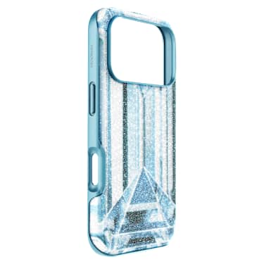 High Smartphone 套, 水晶效果, iPhone® 17 Pro, 蓝色 - Swarovski, 5737055
