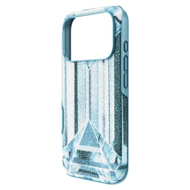 Custodia per smartphone High, Effetto cristallo, iPhone® 17 Pro, Blu - Swarovski, 5737055