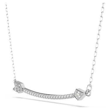 Idyllia ペンダント, ミックスカット, 矢, ホワイト, ロジウム・プレーティング - Swarovski, 5737293