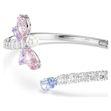 Bracelete Ariana Grande x Swarovski, Combinação de lapidações, Libelula, Multicor, Lacado a ródio - Swarovski, 5737400