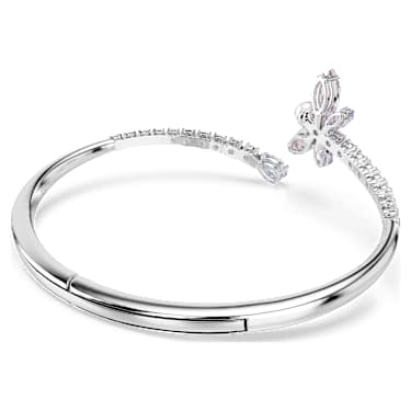 Pevný náramek Ariana Grande x Swarovski, Různé výbrusy, Vážka, Vícebarevný, Pokoveno rhodiem - Swarovski, 5737400