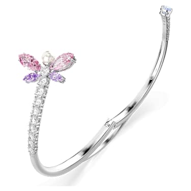 Ariana Grande x Swarovski Armreif, Verschiedene Schliffe, Libelle, Mehrfarbig, Rhodiniert - Swarovski, 5737401