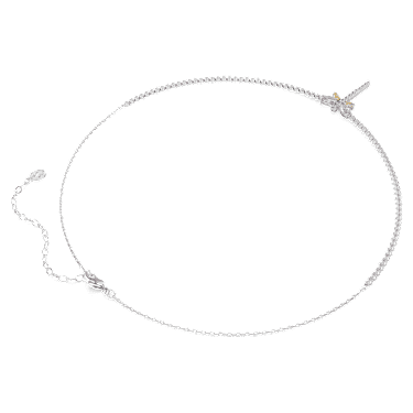 Ariana Grande x Swarovski y-ketting, Verschillende slijpvormen, Libelle, Meerkleurig, Rodium toplaag - Swarovski, 5737425