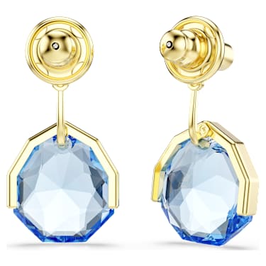 Gema Ohrring-Jackets, Blau, 18K Goldbeschichtet - Swarovski, 5737449