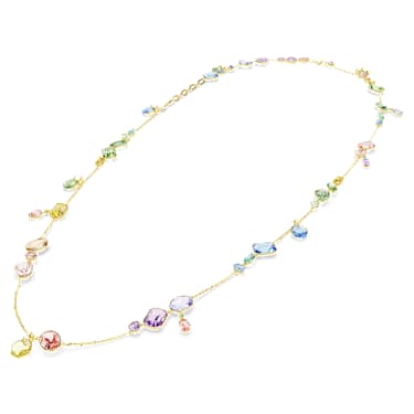 Gema 項鏈, 混合式切割, 彩色, 鍍金色色調 - Swarovski, 5737457