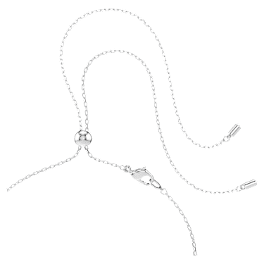Magic pendant and brooch, Snowflake, Blue, Rhodium plated - Swarovski, 5737619